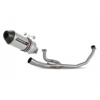 Dominator - Honda VTR 250 2009 - 2015 Teljes kipufogó rendszer, összekötőcső + kipufogó HP3 + dB killer