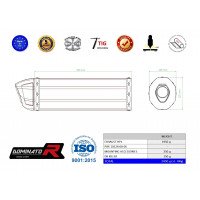 Dominator - ZX12R kipufogó HP1 2000 - 2005