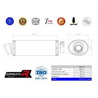 Dominator - ER-6 N / F 650 kipufogó OV 2006 - 2008