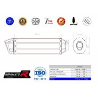 Dominator - ZZR 1400 kipufogó HP1 2006 - 2011