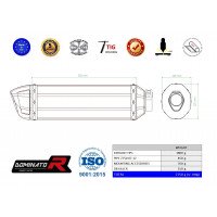 Dominator - Z750 kipufogó HP1 2007 - 2012
