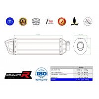 Dominator - Z1000 kipufogó HP1 2007 - 2009