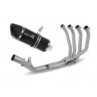 Dominator - Kawasaki Z 900 2020 - 2023 Teljes kipufogó rendszer, összekötőcső + kipufogó HP6 BLACK