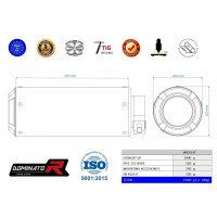 Dominator - 125 DUKE kipufogó GP 2012 - 2016