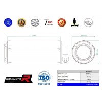 Dominator - KTM 390 Duke 2021 - 2022 kipufogó GP