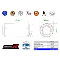 Dominator - KTM 1290 Super Duke 2020 - 2022 kipufogó GPS DECAT