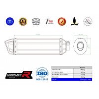 Dominator - BREVA 1200 kipufogó HP1