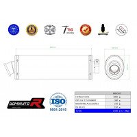 Dominator - GSF 1250 N / S BANDIT 2007 - 2016 kipufogó OV