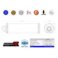 Dominator - TL 1000 S kipufogó ROUND 1997 - 2000