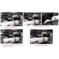 Dominator - DR-Z 400 S / SM kipufogó OVAL 2000 - 2019