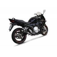 Dominator - Suzuki GSX 1250 FA 2010 - 2016 Teljes kipufogó rendszer, összekötőcső + kipufogó GP1 BLACK + dB killer