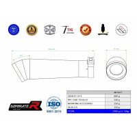 Dominator - GSXR 750 K6 K7 kipufogó GP 2 2006 - 2007