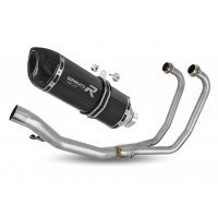 Dominator - Suzuki GS 500F 2004 - 2014 Teljes kipufogó rendszer HP1 BLACK