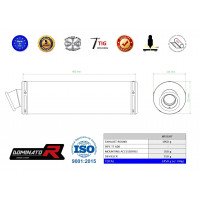 Dominator - TT 600 kipufogó ROUND