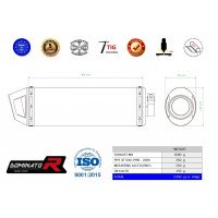 Dominator - XT 600 kipufogó MX2 1990 - 2004