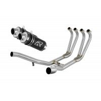 Dominator - Yamaha XJ 900 Diversion 1994 - 2003 Teljes kipufogó rendszer, összekötőcső + kipufogó GP1 BLACK + dB killer