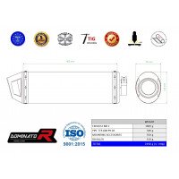 Dominator - TTR 600 kipufogó MX2 1999 - 2003
