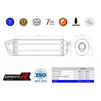 Dominator - FJ 1100 kipufogó HP1