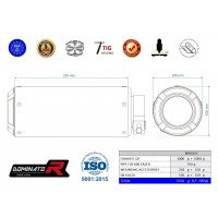 Dominator - YAMAHA FZ6 FAZER S2 kipufogó GP 2006 - 2010