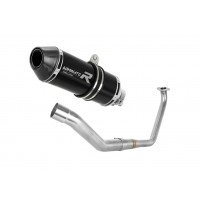 Dominator - YAMAHA MT 125 Exhaust FULL SYSTEM Silencer HP3 BLACK 2020