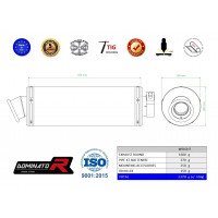 Dominator - Yamaha XT 600 TENERE 1987 - 1989 kipufogó GP1
