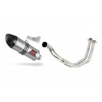 Dominator - Yamaha MT 07 2021 - 2023 Teljes kipufogó rendszer, összekötőcső + kipufogó HP8 + dB killer