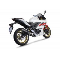 Dominator - Yamaha YZF-R3 2022 Teljes kipufogó rendszer EX Silencer OV G2 BLACK