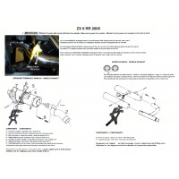 GPR - Kawasaki Zx-6R 2005/2006 Tiburon Poppy