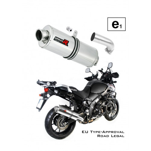 DL 1000 V-STROM E-jeles Dominator kipufogó OVAL 2017 - 2020