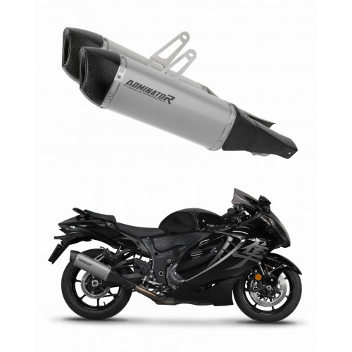 Suzuki GSX 1300 R Hayabusa 2021 - 2026 Dominator kipufogó Titanium HP6 + dB killer