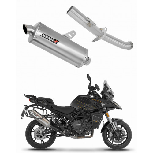 QJMOTOR SRT 900 S / SX 2025 - 2026 Exhaust Silencer Muffler P7 + dB killer kipufogó