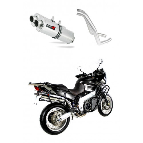 Aprilia ETV 1000 Caponord 2001 - 2004 Dominator kipufogó OV + dB killer medium