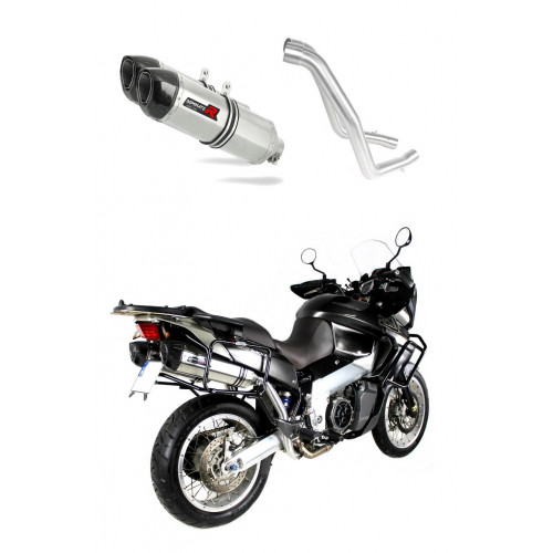 Aprilia ETV 1000 Caponord 2001 - 2004 Dominator kipufogó HP1 + dB killer medium
