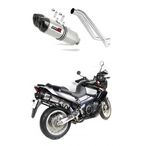 Aprilia ETV 1000 Caponord 2005 - 2007 Dominator kipufogó HP1 + dB killer medium
