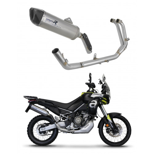 Aprilia Tuareg 660 2021 - 2023 Dominator teljes kipufogó rendszer Silencer Titanium HP6 + dB killer medium