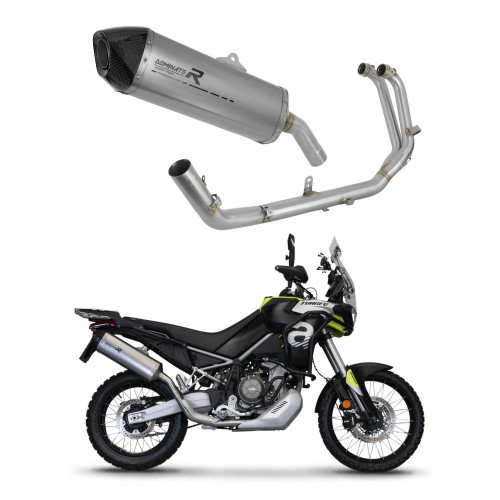 Aprilia Tuareg 660 2021 - 2023 Dominator teljes kipufogó rendszer Silencer Titanium HP7 + dB killer medium
