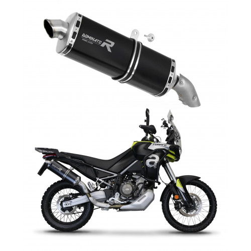 Aprilia Tuareg 660 2021 - 2023 Dominator kipufogó P7 BLACK + dB killer medium