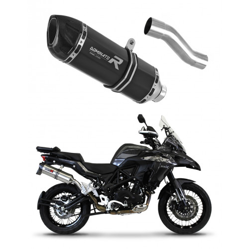 Benelli TRK 502X 2018 - 2021 Dominator kipufogó HP1 BLACK + dB killer medium