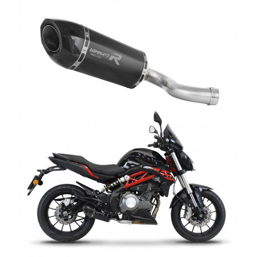 Benelli BN 302 S 2016 - 2020 Dominator kipufogó HP5 BLACK + dB killer medium
