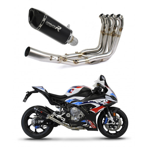 BMW M1000RR 2020 - 2024 Dominator teljes kipufogó rendszer Collector Silencer HP6 BLACK + dB killer medium
