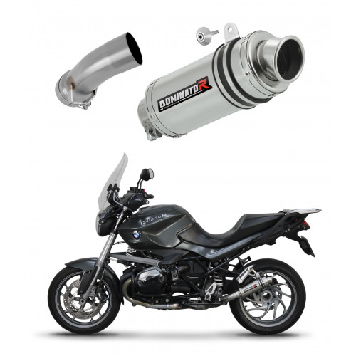 BMW R1200R 2010 - 2014 Dominator kipufogó GP1 + dB killer medium