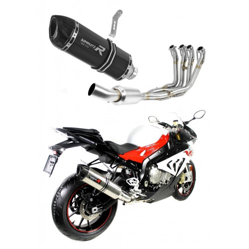 BMW S1000RR EX 2017 - 2018 Dominator teljes kipufogó rendszer Collector Silencer HP1 BLACK + dB killer medium