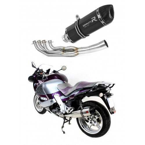 BMW K1200RS 1997 - 2000 Dominator teljes kipufogó rendszer Collector Silencer HP1 BLACK + dB killer medium