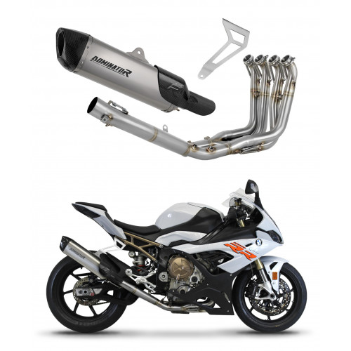BMW S1000RR 2019 - 2026 Dominator teljes kipufogó rendszer Silencer Titanium HP6 + dB killer medium