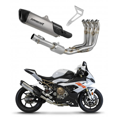 BMW S1000RR 2019 - 2026 Dominator teljes kipufogó rendszer Silencer Titanium HP6 EX + dB killer medium