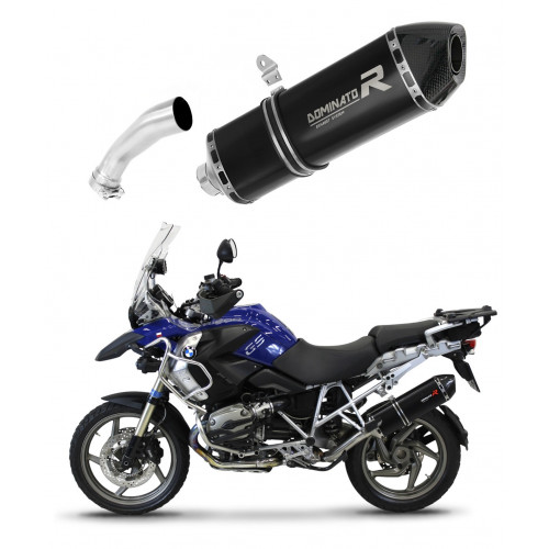 BMW R1200GS Adventure 2004 - 2009 Dominator kipufogó HP7 BLACK + dB killer medium