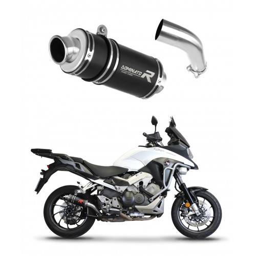 Honda VFR 800 X Crossrunner 2015 - 2021 Dominator kipufogó GP1 BLACK + dB killer medium