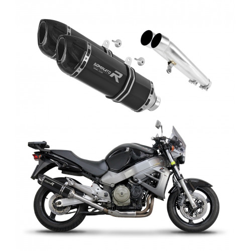 Honda CB 1100 X11 Dominator kipufogó HP1 BLACK + dB killer medium