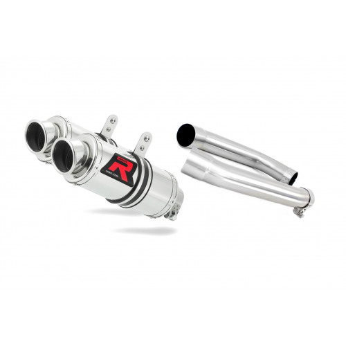 Honda VTR 1000F Firestorm 2002 - 2006 Dominator kipufogó GP1 + dB killer medium
