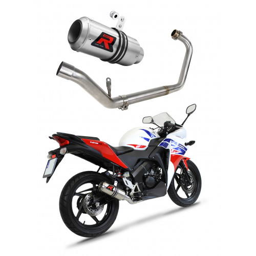 Honda CBR 125 R 2011 - 2018 Dominator teljes kipufogó rendszer Collector Silencer GP + dB killer medium